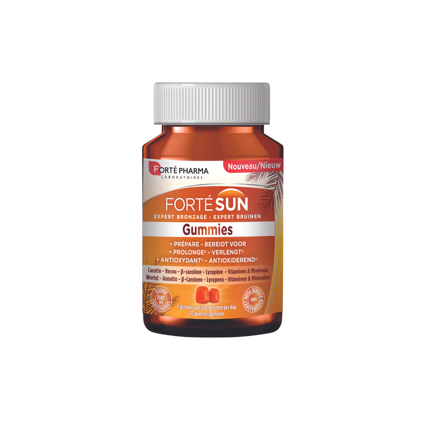 Fortésun Expert Bronzage Gummies